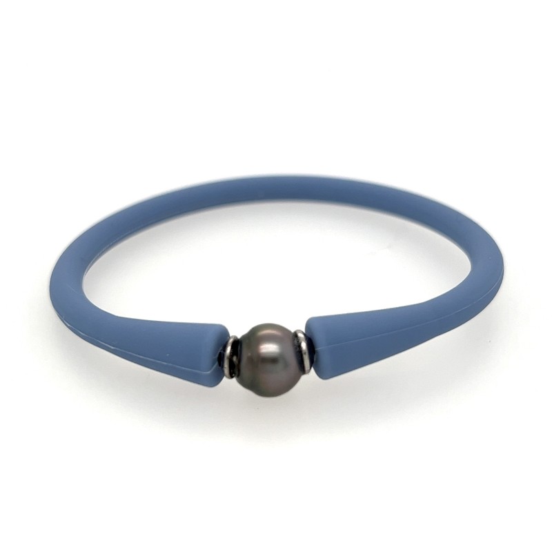 Tahitian pearl blue child bracelet