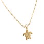 Gold plated Ankle chain turtle