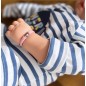 Armband Kind Tahiti-Perle - Gummi Rose