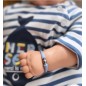 Tahitian pearl blue child bracelet