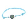 bracelet enfant bleu vert perle de tahiti