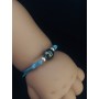 bracelet enfant bleu clair perle de tahiti