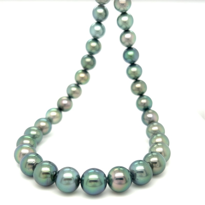 Collier ras de cou Perles de Tahiti rondes 8,94mm à 9,80mm