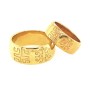 18K gold tahitian ring