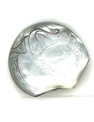 achat Nacre de Tahiti gravée prix