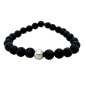 lave stones tahitian pearl bracelet