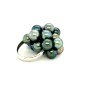 Vaianu - Twenty Tahitian Pearls - 18k Gold Ring