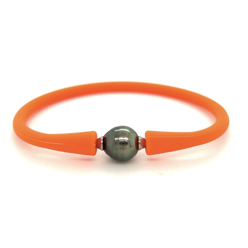 Tahitian Pearl silicone bracelet