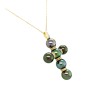 Anhänger Kreuz Gold Diamanten und Tahiti-Perle