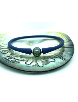 perle noire de Tahiti en bracelet homme perle de culture prix perles tahitiennes