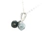 Cherry - Pendentif Argent Rhodié Keshis