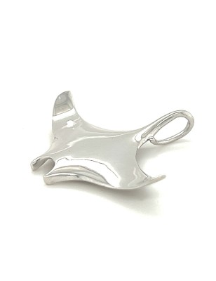 Pendentif raie manta argent 925/00