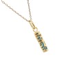 Strength Symbol Tiki - Gold-plated - Blue Resin