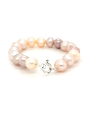 Bracelet enfant perles d'eau douce colorées