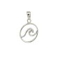 Moana - Pendentif Vague - Argent Rhodié