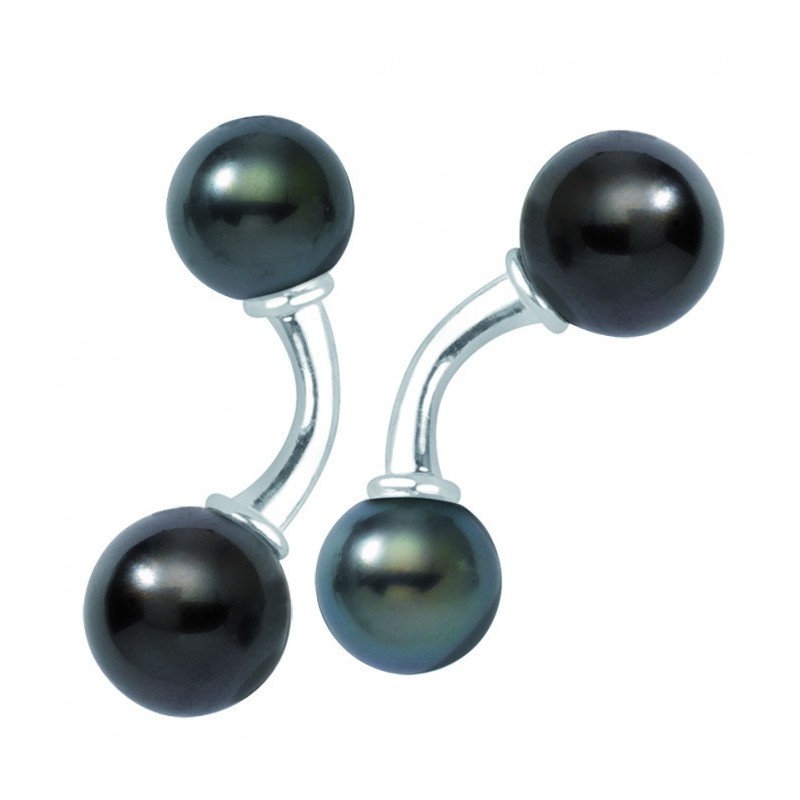  Boutons de Manchette Perles de Tahiti 