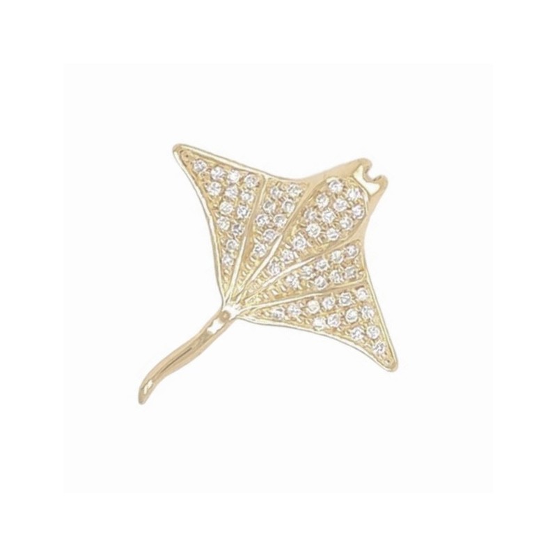 Pendente in oro 750/00 1,80 grammi e diamanti 0,22ct manta