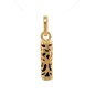 Strength - Tiki Pendant - Gold Plated - Black Onyx Strength - Tiki Pendant - Gold Plated - Black Onyx