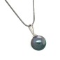 Peacock Blue 11,49mm Tahitian Pearl Pendant