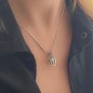 Ciondolo a gabbia - Argento rodiato - Venduto senza perla