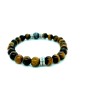 Agates and Tahitian Pearl Bracelet