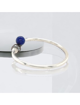 Bracelet perle de Tahiti et lapis lazuli