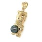 Mana Nui – Tiki-Anhänger aus 750er Gold und Tahiti-Perle
