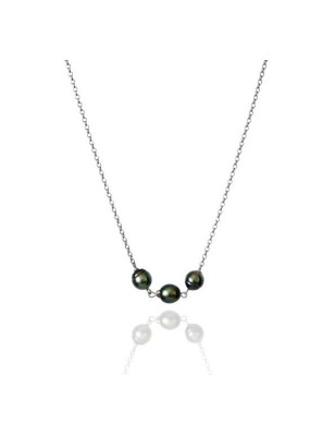 Collana con perla di Tahiti