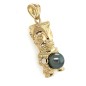 Mana Nui - Pendentif Tiki en or 750 et Perle de Tahiti
