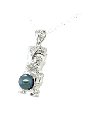 TIKI pendant tahitian pearl