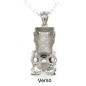 Mana - Pendentif Tiki Argent 925 et Perle de Tahiti