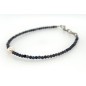 Bracelet Saphirs Bleus et Perle d'Eau Douce