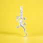 Gecko sterling silver pendant
