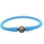 Eggplant Blue Tahitian Cultured Pearl Blue Bracelet