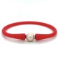 Pink Freshwater Pearl Red Bracelet