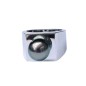 Honu - Tahitian Pearl Rhodium Silver Signet Ring