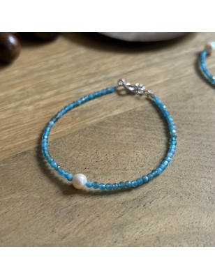 prix bracelet perle eau douce pierre apatite vertu