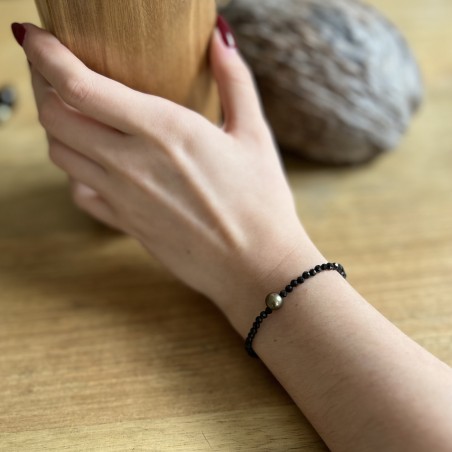 Bracelet Perle de tahiti Mordoré 7,53mm