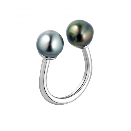 Bague Toi et Moi Perles de Tahiti