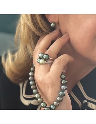 tahitian jewel - tahitian pearl ring - tahitian pearl woman ring - tahitian jewerly - tahitian jewerly stores