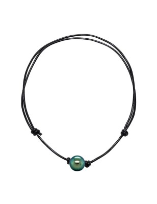 Hono - Collar de perlas negras de Tahití