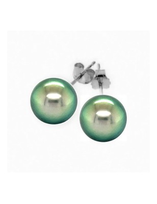 Pendientes con perla de Tahití