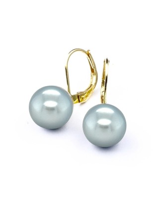 Orecchini Dormeuse in Oro 750 e Perle di Tahiti