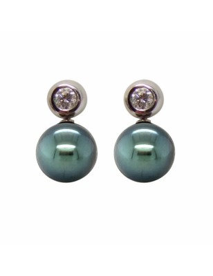 タヒチ真珠のピアス