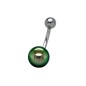 Banana - Genuine Tahitian Pearl Rhodium-Plated Silver Piercing