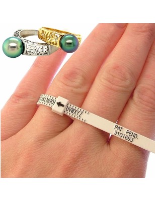 Tamaño real del medidor de anillos