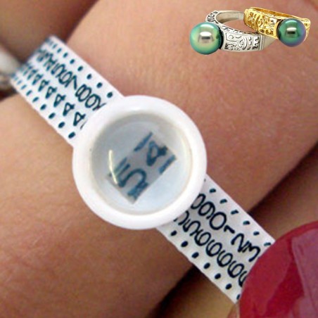 Medidor de tamaño real para anillo