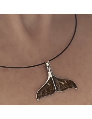 Tohora - Coconut Whale Tail Pendant