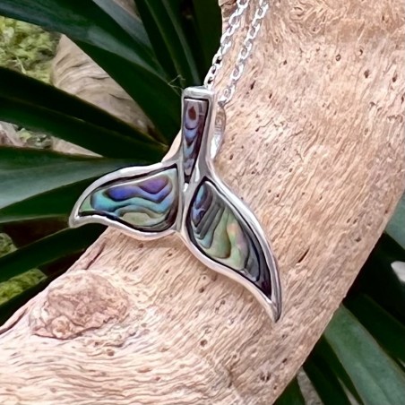 nacre abalone pendentif queue de dauphin prix