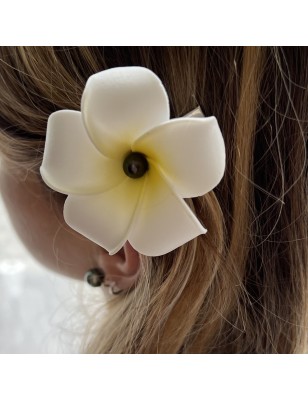Tahitian Pearl tiare flower hair barrette price